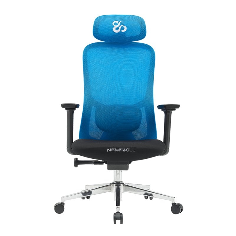 Silla Newskill Nue Ergonómica Azul/Negra