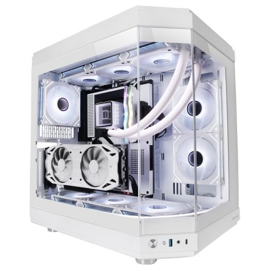CARCASA SEMITORRE GAMING ATX MARS GAMING MC3TCORE BLANCO