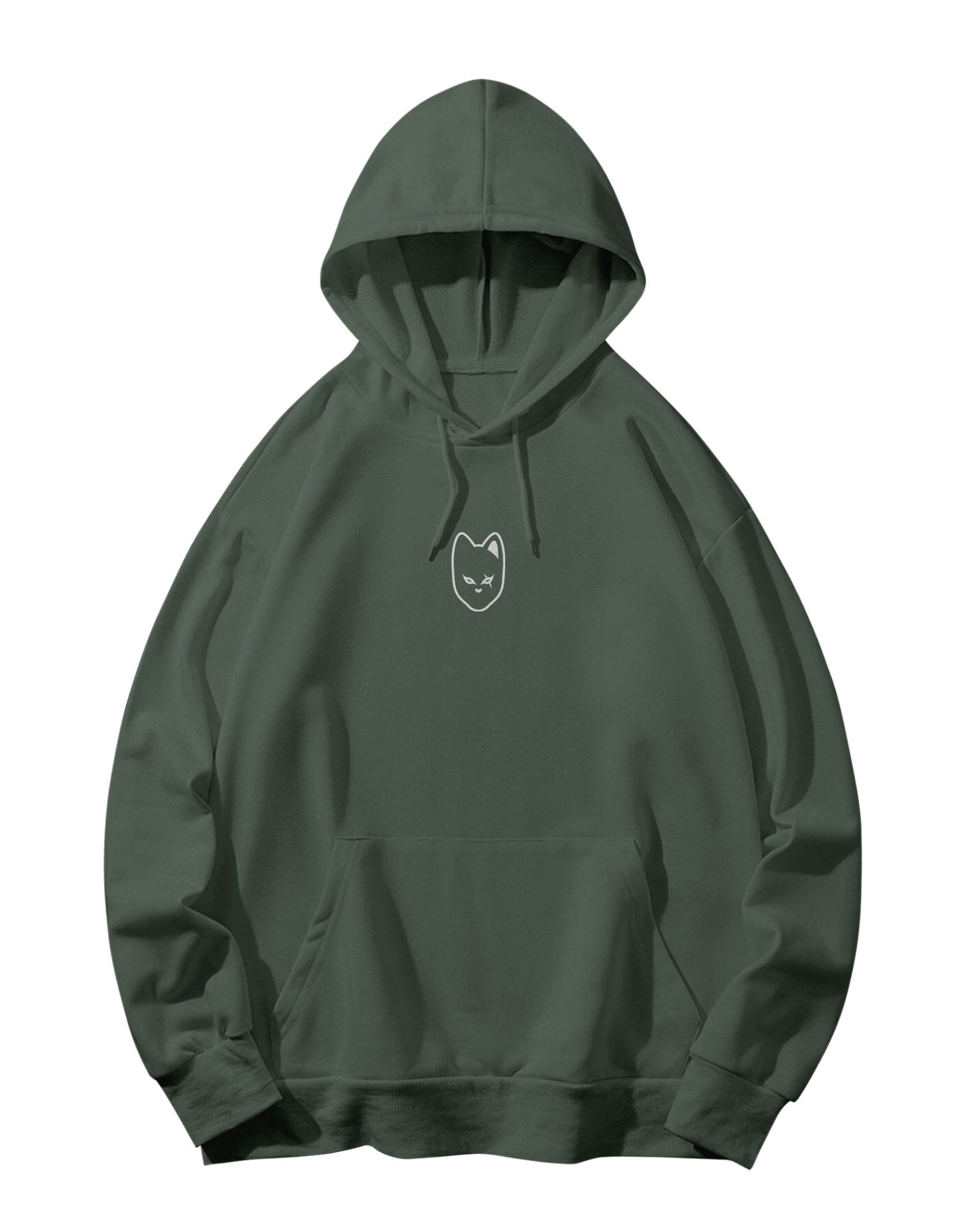 Hoodie Neko Olive