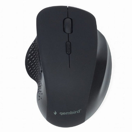 GEMBIRD RATON OPTICO INALAMBRICO ERGONOMICO 6 BOTONES NEGRO