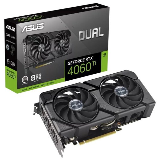 TARJETA GRAFICA ASUS DUAL RTX 4060 TI OC 8GB GDDR6 EVO