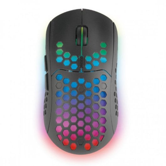 MARS GAMING RATON INALAMBRICO RECARGABLE MMW3 NEGRO