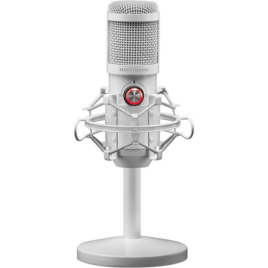 MICROFONO GAMING  MARS GAMING SOBREMESA USB BLANCO