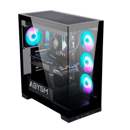 CARCASA Abysm Danube Sava H500 ARGB ATX Negra