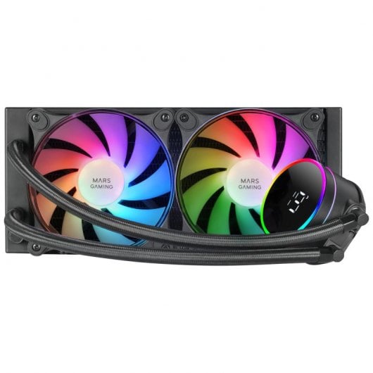 REFRIGERACION LIQUIDA MARS GAMING ML-LCD240 NEGRO
