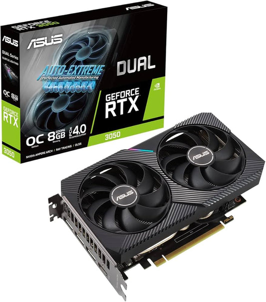 TARJETA GRAFICA ASUS DUAL RTX 3050 OC 6GB