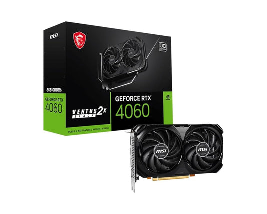 TARJETA GRAFICA MSI RTX 4060 VENTUS 2X 8GB GDDR6 8GB OC