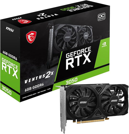 TARJETA GRAFICA MSI RTX 3050 2X E 6G OC