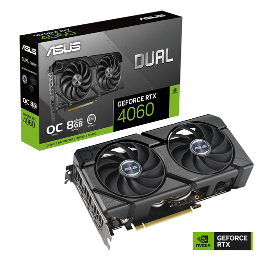 TARJETA GRAFICA ASUS DUAL RTX 4060 EVO OC 8GB GDDR6