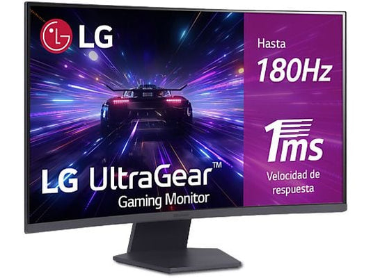 MONITOR GAMING 31.5 CURVO LG ULTRAGEAR QHD 1MS 180HZ VA NEGRO