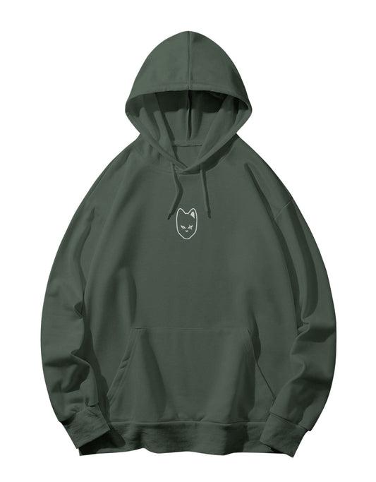 Hoodie Neko Olive