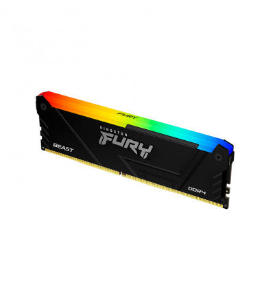 MEMORIA RAM KINGSTON FURY BEAST RGB DDR4 16GB 3200MHZ