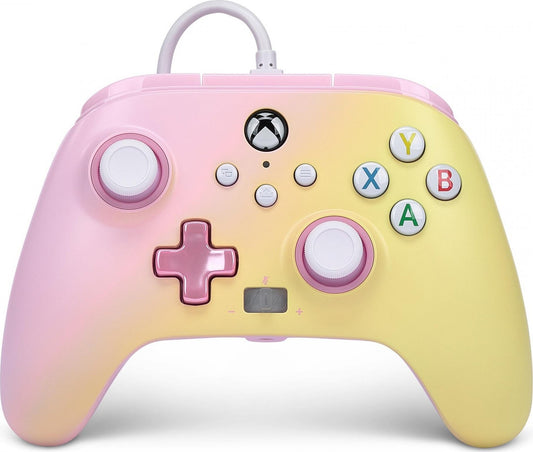 MANDO PowerA USB 3.5mm XBox Rosa Limonada