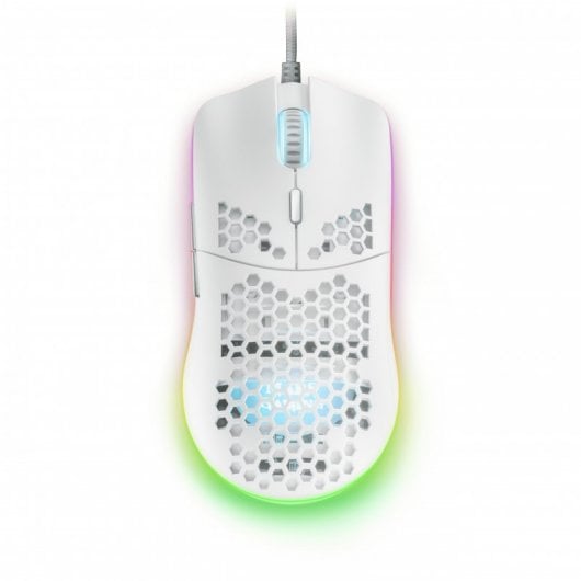 MARS GAMING RATON OPTICO HIVE WHITE 12400DPI