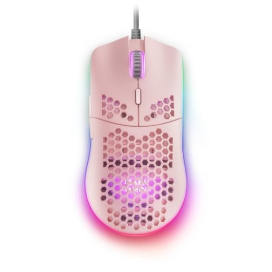 MARS GAMING RATON OPTICO HIVE PINK 12400DPI