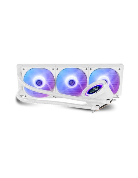REFRIGERACION LIQUIDA NOX X-360 LCD BLANCO