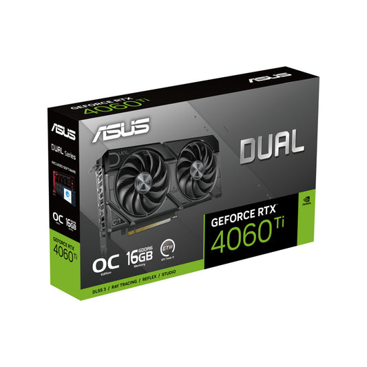 TARJETA GRAFICA ASUS DUAL RTX 4060 TI 2X 16GB GDDR6 EVO